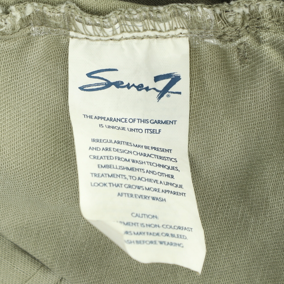 Seven7 CAMO Utility Ankle Skinny Pants Women 4 Green Cotton/Spandex - Picture 12 of 15